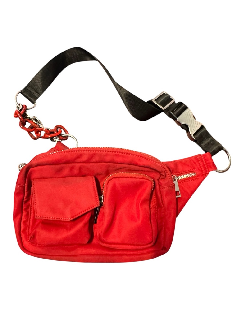 Red Like Dreams Streetwear Chain Belt Bag Hip Pack Waist Pack